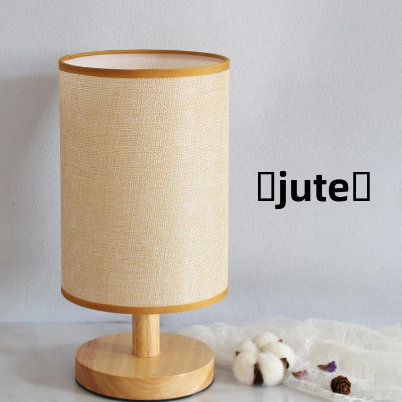 Tela — Linen & Oak Table Lamp