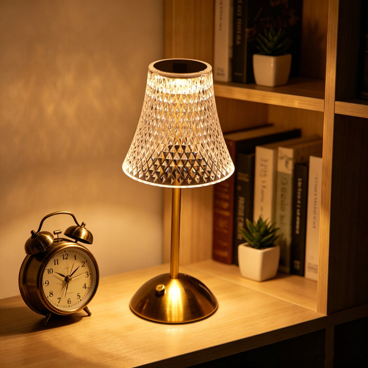 Aurora — Crystal Glass Table Lamp