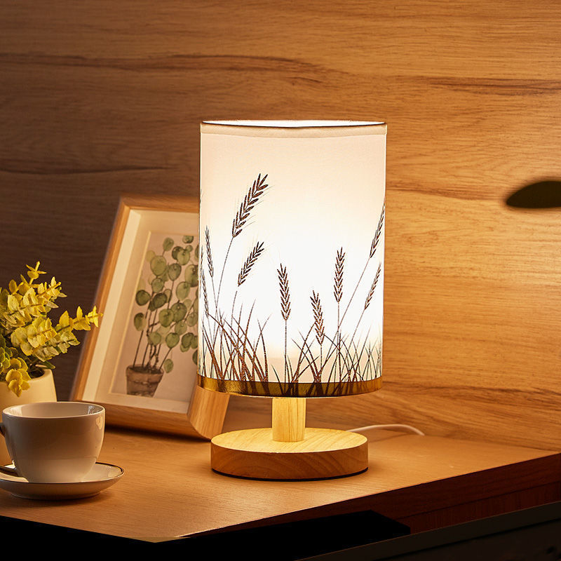 Tela — Linen & Oak Table Lamp