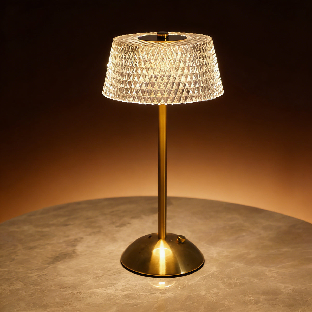 Aurora — Crystal Glass Table Lamp