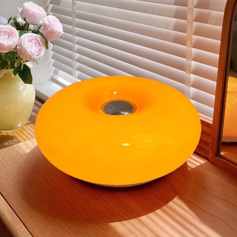 Sole — Amber Glass Table Lamp