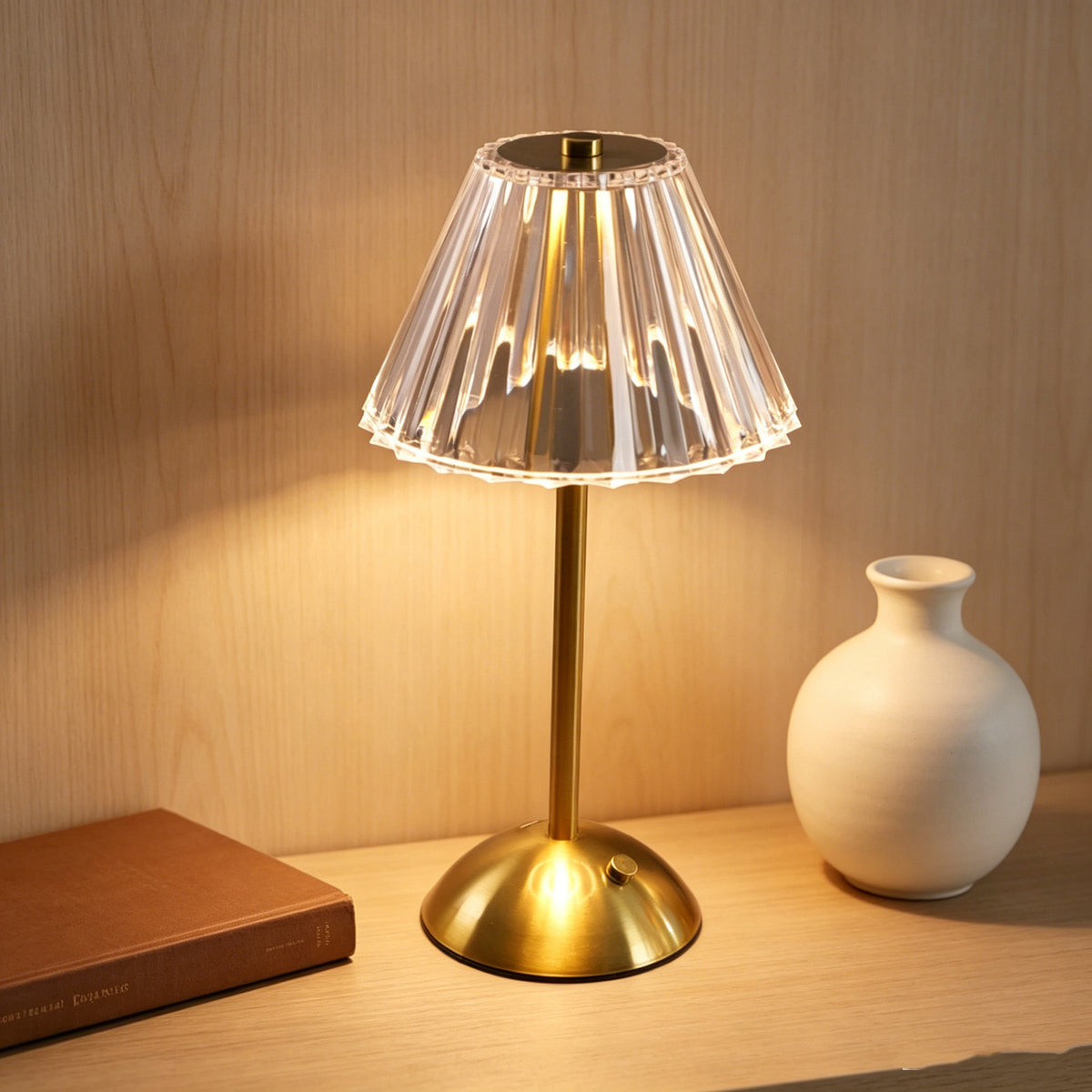 Aurora — Crystal Glass Table Lamp