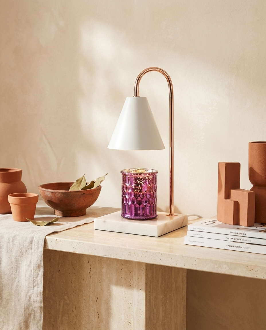 Veneto — Marble Wax-Warmer Lamp