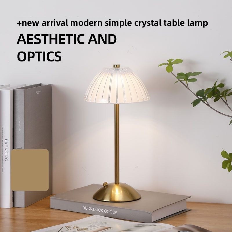 Aurora — Crystal Glass Table Lamp