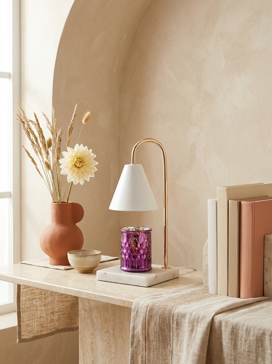 Veneto — Marble Wax-Warmer Lamp