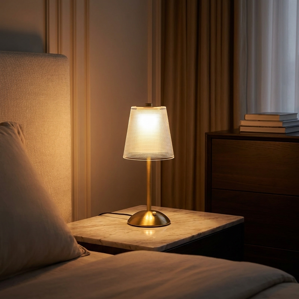 Aurora — Crystal Glass Table Lamp