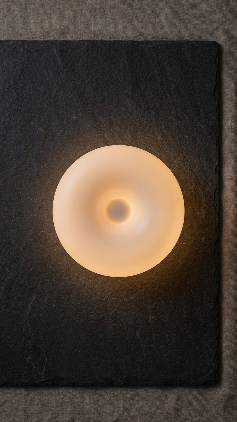 Sole — Amber Glass Table Lamp